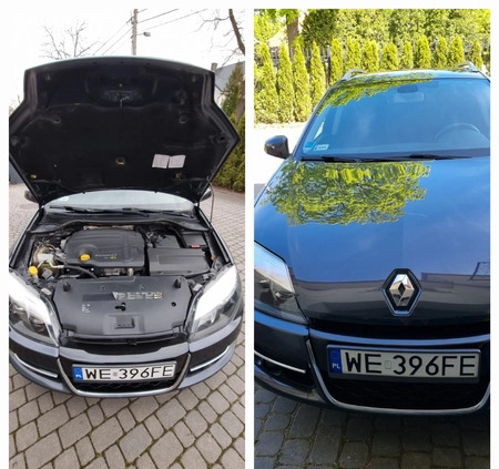 Renault Laguna cena 23900 przebieg: 263576, rok produkcji 2012 z Warszawa małe 92